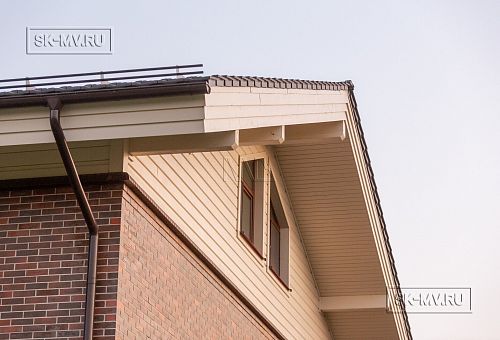 Фото репортаж с места строительства комбинированного дома площадью 1400 кв м с цоколем и СПА в д Пеники Ленобласти - 17