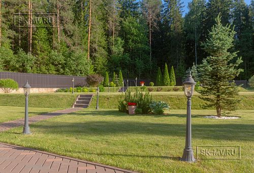 Одноэтажная усадьба в английском стиле в КП Галактика, технология каркас - 9