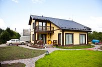 Строительство каркасного дома Приютино 1 площадью 165 кв м с террасой и пятью спальнями в СНП Гранит - мини - 6