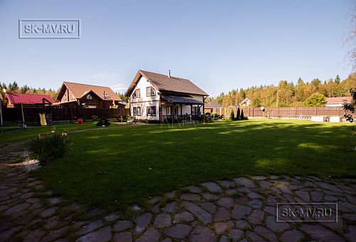 Построенный небольшой каркасный коттедж с мансардным этажом Галактика 9 - 20