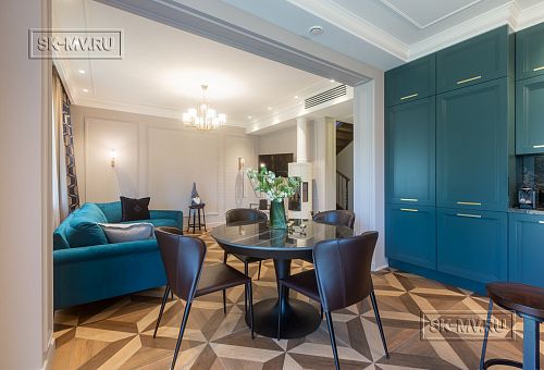 Дизайн интерьера двухэтажного каркасного дома в Сестрорецке - 9