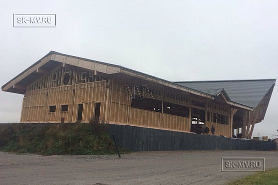 Построенный клубный дом с рестараном по технологии фахверк для гольф-клуба Земляничные поляны - 11