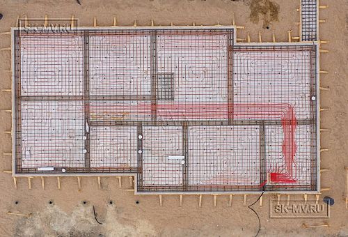 Монтаж индивидуального расчётного фундамента УШП PRO для строительства каркасного дома в Рощино 2, S заливки = 178 кв.м, Лениградская обл. - 26