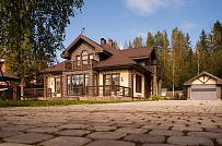 Построенный современный каркасный дом с комбинированным фасадом Галактика 3 - мини - 1