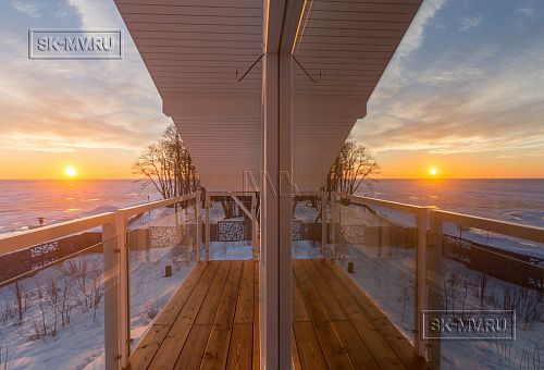 Пример внутренней отделки дома фахверк в п Пески - 11