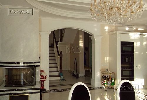 Дизайн интерьера загородного дома со СПА зоной и бассейном в Репино - 32