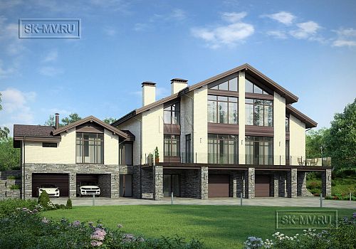 Проект "Дом на склоне" -- 650