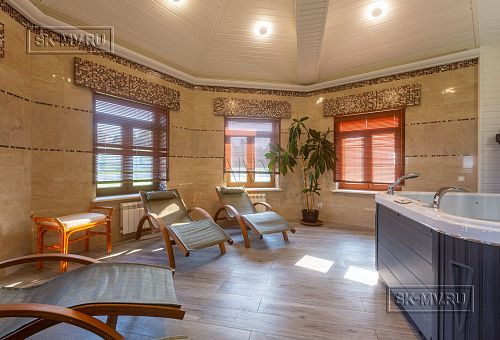 Фото репортаж с места строительства комбинированного дома площадью 1400 кв м с цоколем и СПА в д Пеники Ленобласти - 22