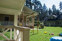 Построенный двухэтажный каркасный коттедж в комаровском стиле в п Комарово - мини - 10