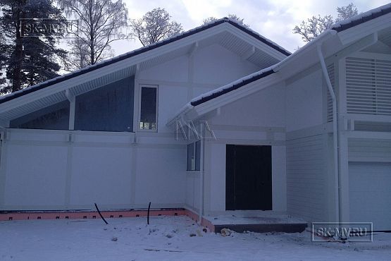 Строительство дома фахверк из дерева и стекла в Балтийской ривьере - 16