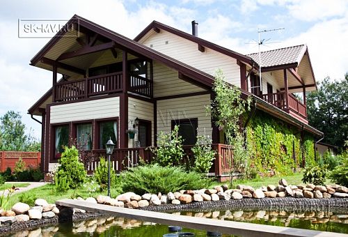 Строительство каркасного теплого дома с террасой и балконом в п Энколово - 43