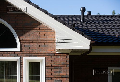 Одноэтажная усадьба в английском стиле в КП Галактика, технология каркас - 23