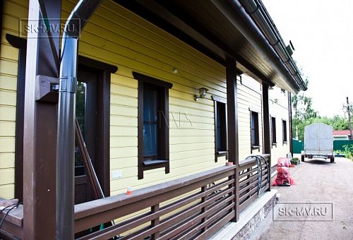 Строительство каркасного дома Приютино 1 площадью 165 кв м с террасой и пятью спальнями в СНП Гранит - 16