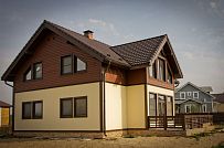 Строительство двухэтажного каркасного коттеджа 180 кв м в альпийском стиле в КП Смартвилль Москва - мини - 8