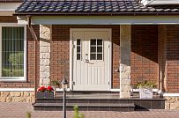 Одноэтажная усадьба в английском стиле в КП Галактика, технология каркас - мини - 40