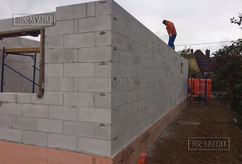 Газобетонный дом строится в Пушкине - 1