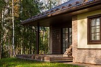 Построенный одноэтажный дом из газобетона с шатровой крышей в СНТ Фауна - мини - 21