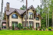 Строительство большого каркасного дома для постоянного проживания ок 300 кв м с террасой и эркером в п Комарово - мини - 6