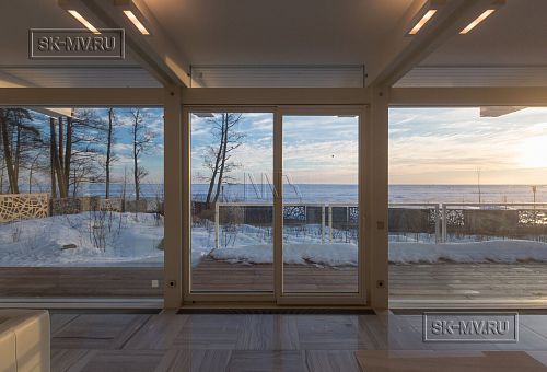 Пример внутренней отделки дома фахверк в п Пески - 30