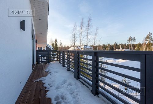 Фото репортаж с места строительства загородного коттеджа из газобетона с сауной внутри в Савое Ленобласти  - 3