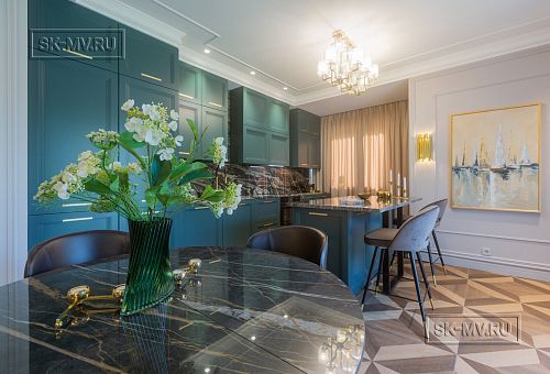 Дизайн интерьера двухэтажного каркасного дома в Сестрорецке - 12