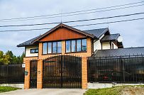 Строительство большого двухэтажного газобетонного коттеджа с комбинированной фасадной отделкой кирпичом и штукатуркой в КП Сосновое - мини - 38