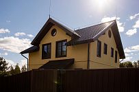 Фото отчет о построенном зимнем каркасном доме с мансардой Северная корода 61 в пос. Волочаевка - мини - 7