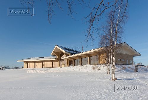 Построенный клубный дом с рестараном по технологии фахверк для гольф-клуба Земляничные поляны - 10