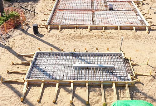 Монтаж индивидуального расчётного фундамента УШП PRO для строительства каркасного дома в Рощино 2, S заливки = 178 кв.м, Лениградская обл. - 4