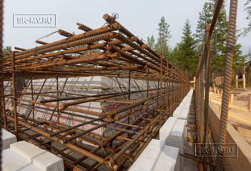 Монтаж индивидуального расчётного фундамента УШП PRO для строительства одноэтажного кирпичного дома в п. Рощино, Ленинградская обл. - 17