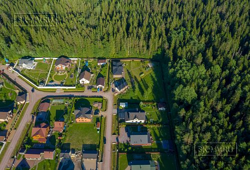 Одноэтажная усадьба в английском стиле в КП Галактика, технология каркас - 3