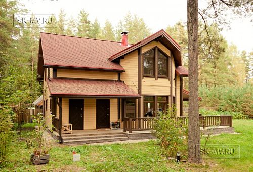 Строительство зимнего каркасного дома 175 кв м с эркером и мансардным этажом в п Вырица - 20