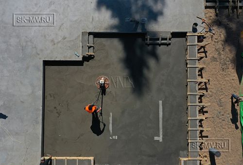 Монтаж индивидуального расчётного фундамента УШП PRO для строительства кирпичного двухэтажного дома в Рощино 2, S плиты = 340 кв.м, Лениградская обл. - 39