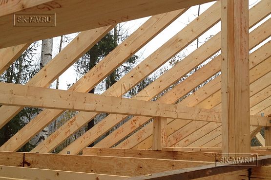 Построенный одноэтажный дом из газобетона с шатровой крышей в СНТ Фауна - 10