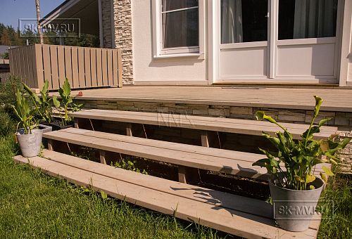 Строительство каркасного дома с навесом для автомобиля в п Пески - 12