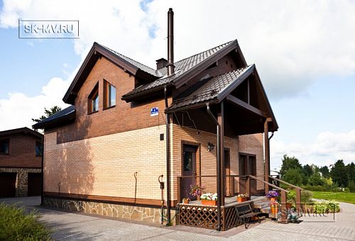 Строительство двухэтажного каркасныого коттеджа с террасой в деревне Порошкино - 20