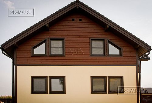 Строительство двухэтажного каркасного коттеджа 180 кв м в альпийском стиле в КП Смартвилль Москва - 11