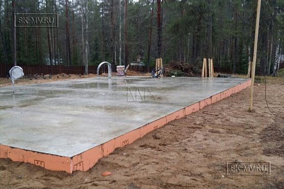 Фото репортаж с места строительства одноэтажного зимнего дома 136 кв м по скандинавской технологии в кп Волшебное озеро - 6