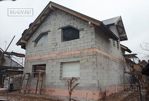 Газобетонный дом строится в Пушкине - 11
