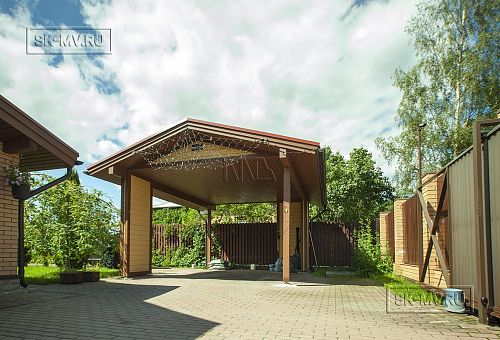 Строительство зимнего каркасного дома 222 кв м с эркером и гаражом в п Володарский - 5