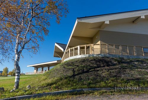 Построенный клубный дом с рестараном по технологии фахверк для гольф-клуба Земляничные поляны - 16