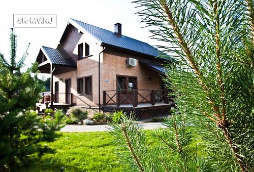 Строительство двухэтажного каркасныого коттеджа с террасой в деревне Порошкино - 34