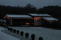 Построенный панорманый СПА комплекс 120 кв м с витражным остеклением и бассейном в п Зеркальный - мини - 2