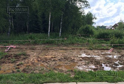 1. Выезд на осмотр участка и привязку фундаментов