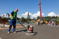 Монтаж индивидуального расчётного фундамента УШП PRO для строительства кирпичного дома в Рощино 2, S плиты = 530 кв.м, Лениградская обл. - мини - 48