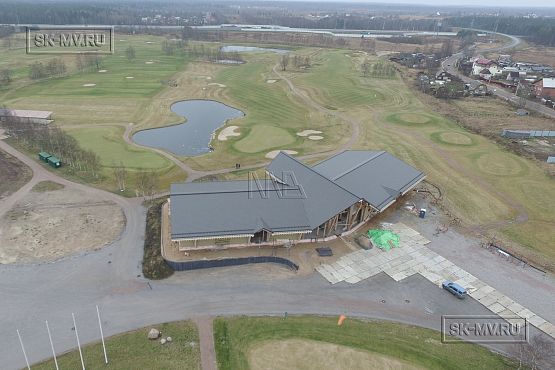 Построенный клубный дом с рестараном по технологии фахверк для гольф-клуба Земляничные поляны - 36