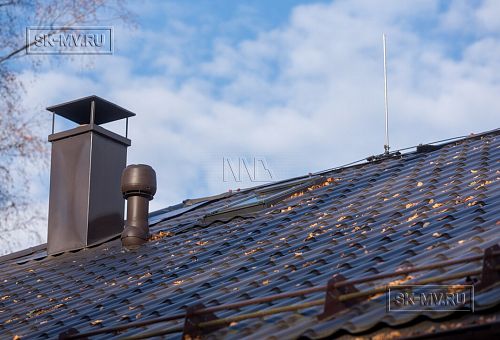 Построенный одноэтажный дом из газобетона с шатровой крышей в СНТ Фауна - 19