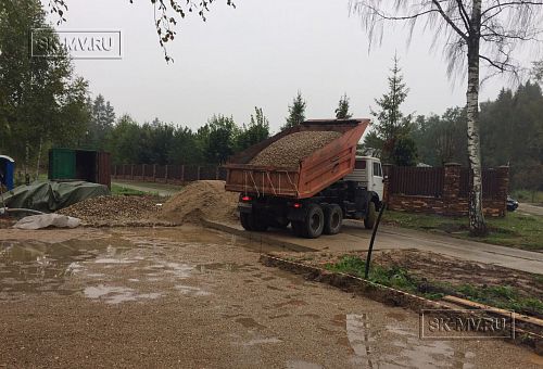 5. Подготовка песчано-щебеночного основания парковки