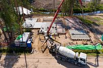 Монтаж индивидуального расчётного фундамента УШП PRO для строительства кирпичного дома в Рощино 2, S плиты = 530 кв.м, Лениградская обл. - мини - 29