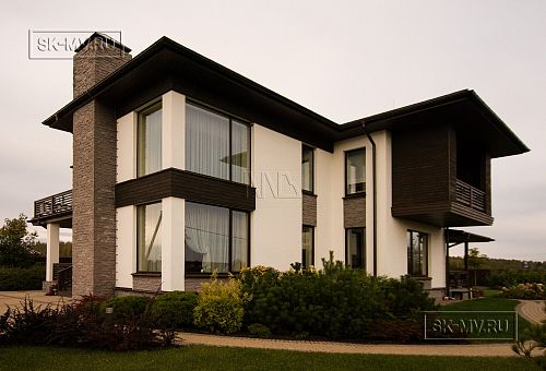 Строительство надежного газобетонного дома с панорамными окнами в д Олики - 11